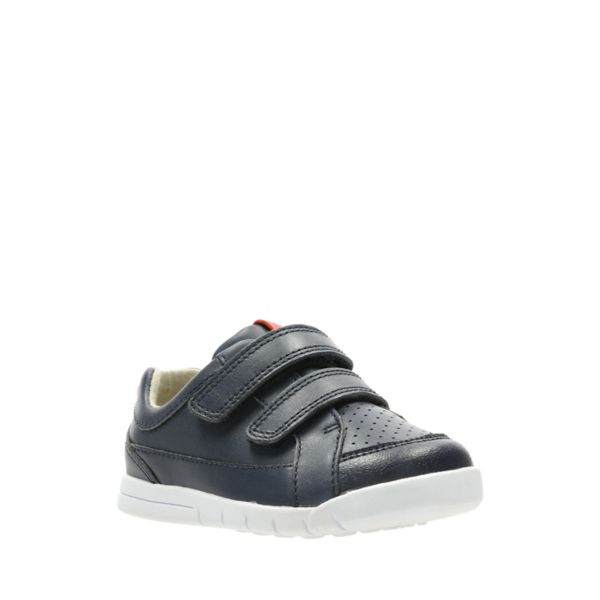 Clarks Boys Emery Walk Toddler Casual Shoes Navy | CA-5801673